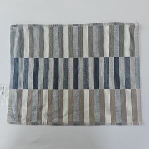 IKEA‎ Mittbit Striped Geometric Natural Cotton 18 x 14 PLACEMAT